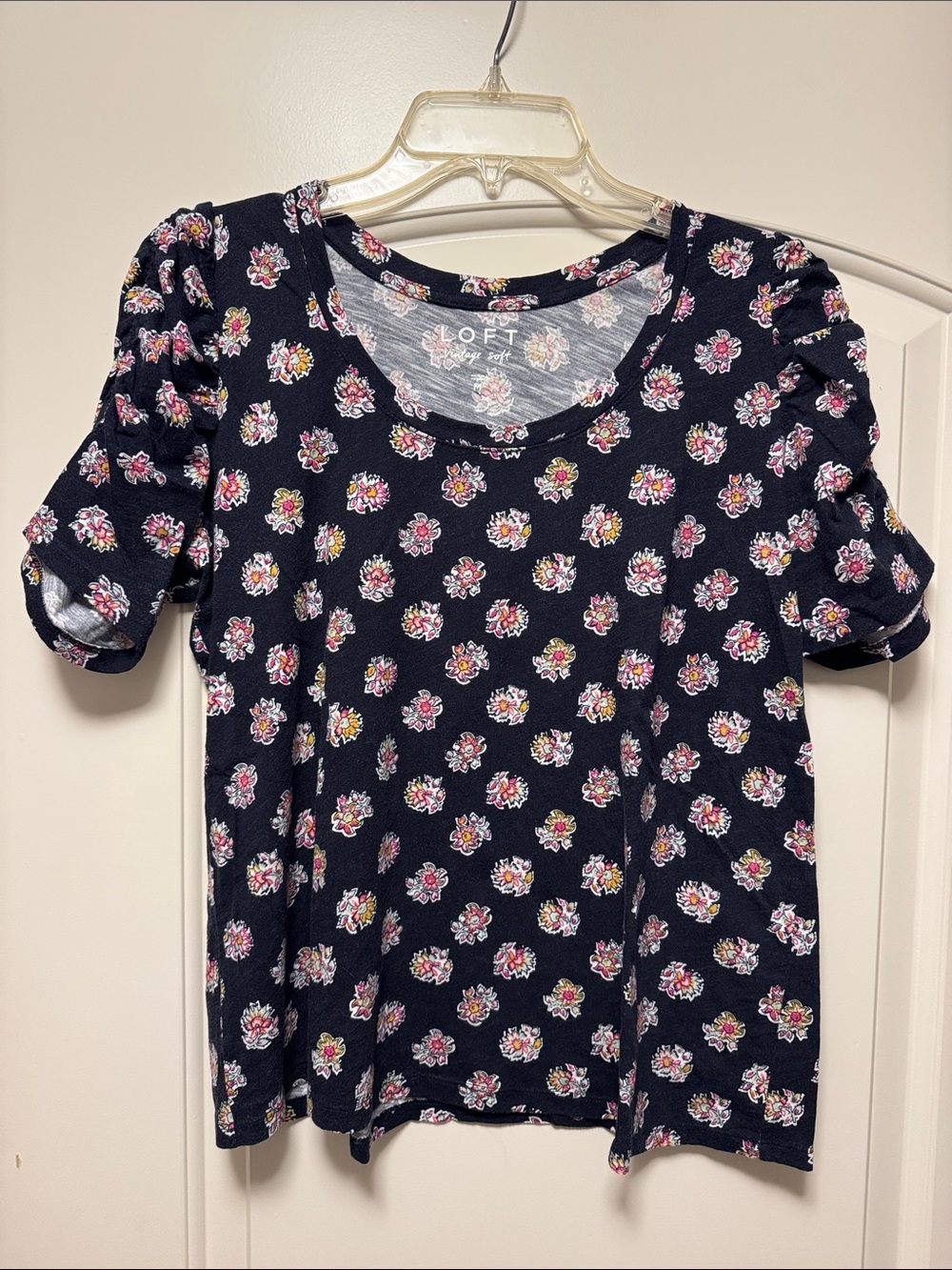 LOFT vintage soft Puff-Sleeve Tee